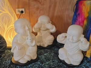 SEE, SPEAK AND HEAR NO EVIL MONKS